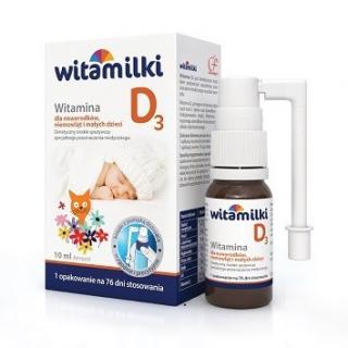 Witamilki witamina D3 dla noworodków i małych dzieci 10ml aerozol - Colfarm