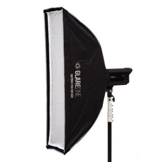 GlareOne Softbox 25x100 PRO - zestaw z gridem