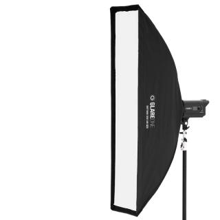 GlareOne Softbox 35x140 PRO - zestaw z gridem