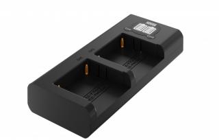 Ładowarka dwukanałowa Newell DL-USB-C do akumulatorów NP-F550/770/970