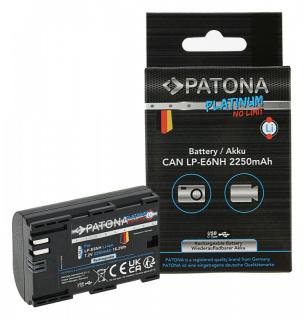 PATONA akumulator Platinum Canon LP-E6NH z USB-C