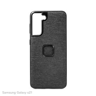 Peak Design Mobile Everyday Fabric Case do Samsung Galaxy S21 - Grafitowe