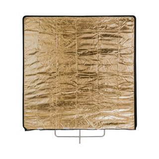 Quadralite flaga 120x120cm z wypełnieniem złoty/srebrny/biały/czarny