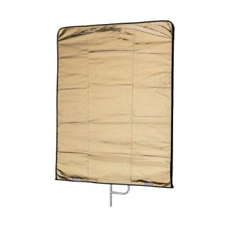 Quadralite flaga 75x90cm z wypełnieniem złoty/srebrny/biały/czarny