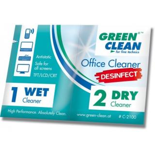 Ściereczki Green Clean Office Cleaner Desinfect 10 szt.