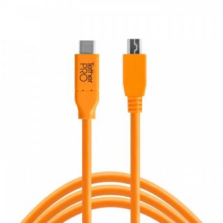 Tether Tools TetherPro USB-C - Mini-B 5-Pin 4,6m pomarańczowy