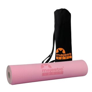 Mata do ćwiczeń Majestic Sport YOGA 183x61x0,6 cm jasnoróżowa >> Szybka wysyłka >> Zwrot do 30 dni >> NIE CZEKAJ!