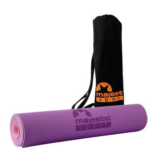 Mata do ćwiczeń Majestic Yoga 183x61x0,6 cm różowa >> Szybka wysyłka >> Zwrot do 30 dni >> NIE CZEKAJ!