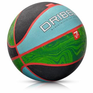 Piłka do koszykówki Meteor Dribble #7 niebiesko-zielona >> Szybka wysyłka >> Zwrot do 30 dni >> NIE CZEKAJ!