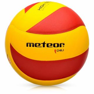 Piłka do siatkówki Meteor CHILI PU żółto-czerwona r. 5 >> Szybka wysyłka >> Zwrot do 30 dni >> NIE CZEKAJ!