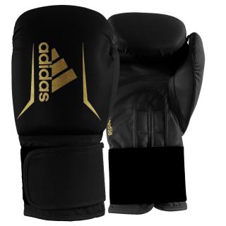 Rękawice bokserskie Speed 50 adidas ADISBG50 czarno-złote Rozmiar odzieży: 10 OZ >> Szybka wysyłka >> Zwrot do 30 dni >> NIE CZEKAJ!