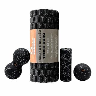 Zestaw do masażu Majestic Sport TENSO DURO 4w1 czarno-szary >> Szybka wysyłka >> Zwrot do 30 dni >> NIE CZEKAJ!