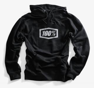 Bluza męska 100% ESSENTIAL Hooded Pullover Sweatshirt Rozmiar: XL, Wybierz kolor: Black