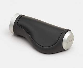 Chwyty BROOKS ERGONOMIC LEATHER GRIPS, Black, Rozmiar 100/130 (NEW)