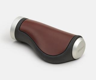Chwyty BROOKS ERGONOMIC LEATHER GRIPS, Brown, Rozmiar 100/130 (NEW)