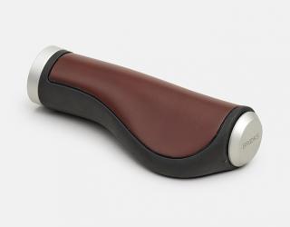 Chwyty BROOKS ERGONOMIC LEATHER GRIPS, Brown, Rozmiar 130/130 (NEW)