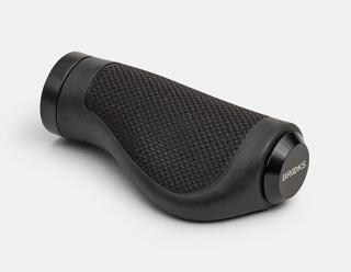 Chwyty BROOKS ERGONOMIC RUBBER GRIPS, Black, Rozmiar 130/100 (NEW)
