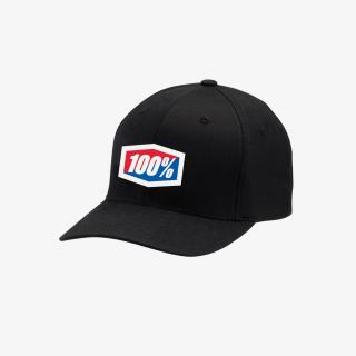 Czapka z daszkiem 100% OFFICIAL X-Fit flexfit hat black Rozmiar: L/XL