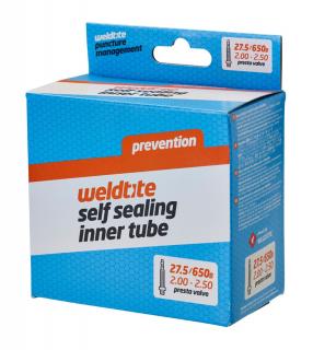 Dętka z płynem antyprzebiciowym WELDTITE SELF SEALING INNER TUBE 27.5"/650B x 1.75-2.10 presta (NEW)