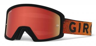 Gogle GIRO TAZZ MTB black red hypnotic (Szyba AMBER SCARLET trail)