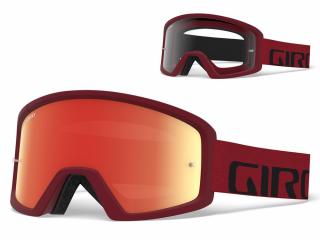 Gogle GIRO TAZZ MTB red black (Szyba VIVID trail)