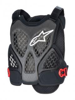 Kamizelka ochronna ALPINESTARS A-6 PLASMA CHEST PROTECTOR, Black Anthracite Red, Ochrona level 1/2 Rozmiar: XL