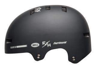 Kask bmx BELL LOCAL Rozmiar kasku: L(59-61,5 cm), Wybierz kolor: Matte Black White Fasthouse