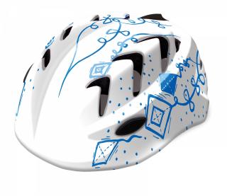 KASK DZIECIĘCY B-SKIN KIDY PRO KITES Rozmiar kasku: M(52-56cm), Wybierz kolor: Biały/Niebieski