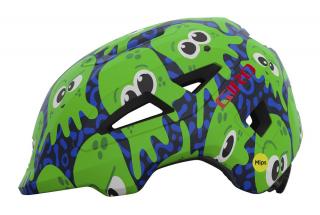 Kask dziecięcy GIRO SCAMP II Rozmiar kasku: XS(45-49 cm), Wybierz kolor: Matte Midnight Bright Green Inked