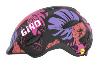 Kask dziecięcy juniorski GIRO SCAMP MIPS Rozmiar kasku: XS(45-49 cm), Wybierz kolor: Matte Black Floral