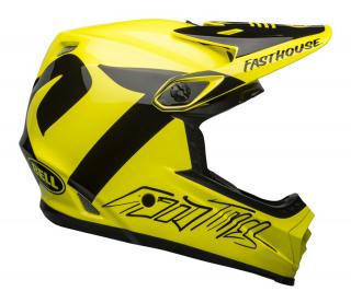 Kask full face BELL FULL-9 FUSION Rozmiar kasku: L(57-59 cm), Wybierz kolor: Fasthouse Gloss Hi-viz Black