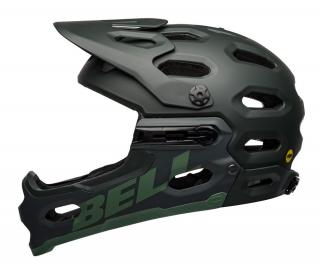 Kask full face BELL SUPER 3R Rozmiar kasku: S(52-56cm), Wybierz kolor: Matte Green