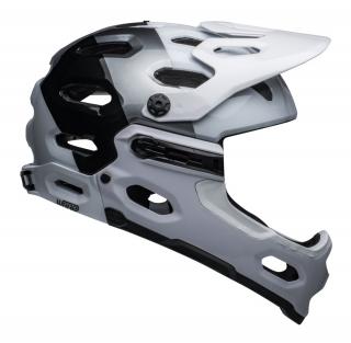 Kask full face BELL SUPER 3R Rozmiar kasku: S(52-56cm), Wybierz kolor: Matte White Black
