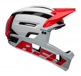 Kask full face BELL SUPER AIR R Rozmiar kasku: L(59-63 cm), Wybierz kolor: Matte Gloss White Infrared