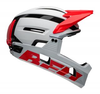 Kask full face BELL SUPER AIR R Rozmiar kasku: S(55-56 cm), Wybierz kolor: Matte Gloss White Infrared