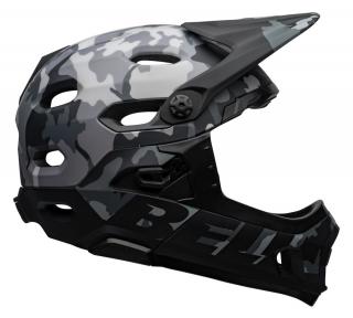 Kask full face BELL SUPER DH Rozmiar kasku: L(58-62 cm), Wybierz kolor: Matte Gloss Black Camo