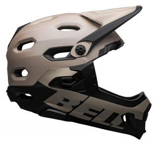 Kask full face BELL SUPER DH Rozmiar kasku: L(58-62 cm), Wybierz kolor: Matte Gloss Sand Black