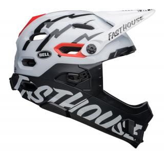 Kask full face BELL SUPER DH Rozmiar kasku: S(52-56cm), Wybierz kolor: Fasthouse Matte Gloss Black White