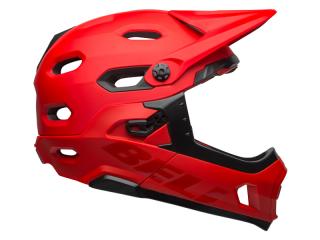 Kask full face BELL SUPER DH Rozmiar kasku: S(52-56cm), Wybierz kolor: Matte Gloss Crimson Black