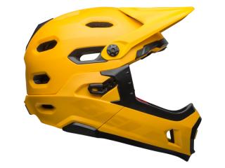 Kask full face BELL SUPER DH Rozmiar kasku: S(52-56cm), Wybierz kolor: Matte Gloss Yellow Black