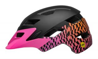 Kask juniorski BELL SIDETRACK MIPS Rozmiar kasku: Uniwersalny(50-57 cm), Wybierz kolor: Wavy Checks Matte Pink