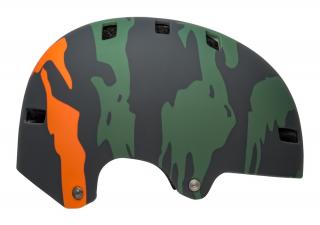 Kask juniorski BELL SPAN Rozmiar kasku: S(51-55 cm), Wybierz kolor: Ravine Matte Green Orange