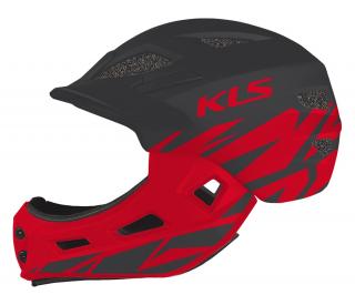 Kask juniorski fullface Kellys Sprout 022 Anthracite-red Rozmiar kasku: S(52-56cm)