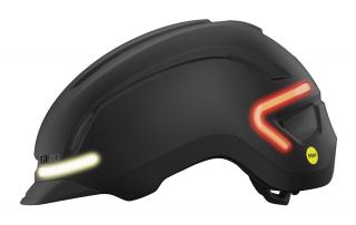Kask miejski GIRO ETHOS MIPS INTEGRATED LED Rozmiar kasku: S(51-55 cm), Wybierz kolor: Matte Black