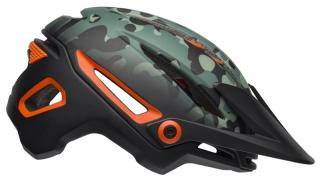 Kask mtb BELL SIXER Rozmiar kasku: L(58-62 cm), Wybierz kolor: Oak Matte Black Green Orange