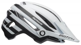 Kask mtb BELL SIXER Rozmiar kasku: S(52-56cm), Wybierz kolor: Fasthouse Stripes Matte White Black