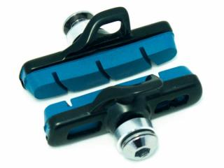 Klocki hamulcowe CLARK'S CPS460 CARB SZOSA (Campagnolo, Obudowa aluminiowa, Do obręczy karbonowych) niebieskie