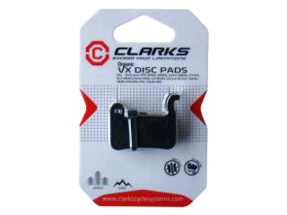 Klocki hamulcowe CLARK'S SHIMANO (XTR M965, M966, Saint M800, XT 765, SLX M665, Hone M60, LX M585, Deore M535) Organiczne