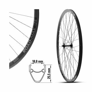 Koło Szosowe NEXELO SUPREME ROAD-MAX – Przód, 700C, 36H, Czarne