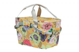Kosz na tylny bagażnik BASIL BLOOM FIELD CARRY ALL REAR BASKET, MIK System (ready to go) 22L honey yellow (NEW 2024)